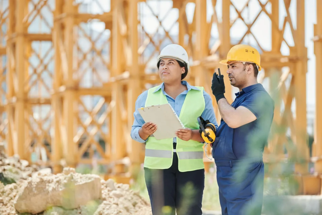 Two way radios for construction sites