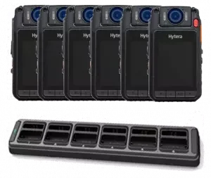 Hytera Body Worn Camera VM780 / Remote Speaker Microphone - Six Pack